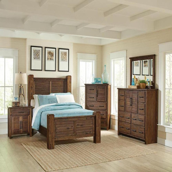 Loon Peak® Coaster Sutter Creek 5 Piece King Size Bedroom Set Sutter